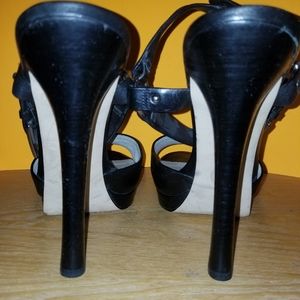 Michael Kors buckle strapped high heels